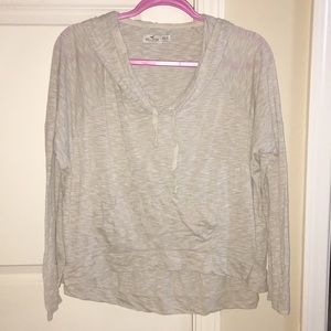 Long sleeve thin hoodie